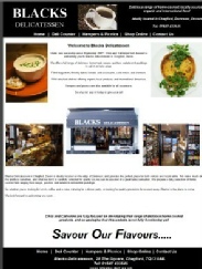 Blacks Deli, website by Helvellyn Consulting