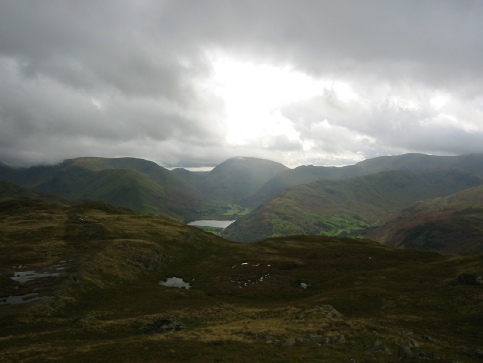 Towards Brotherswater from Place fell Summit - Photo (C) Rob Shephard